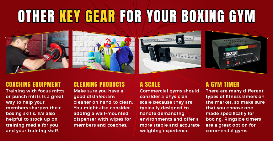Other Key Gear for your Boxing Gym