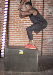 plyometric box jump to improve boxing footwork