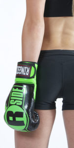 Best boxing gloves: neon green and black apex boxing glove